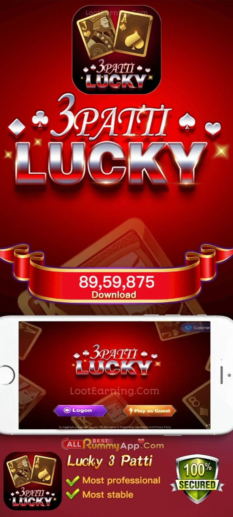 Teen Patti Lucky - All Best Rummy App