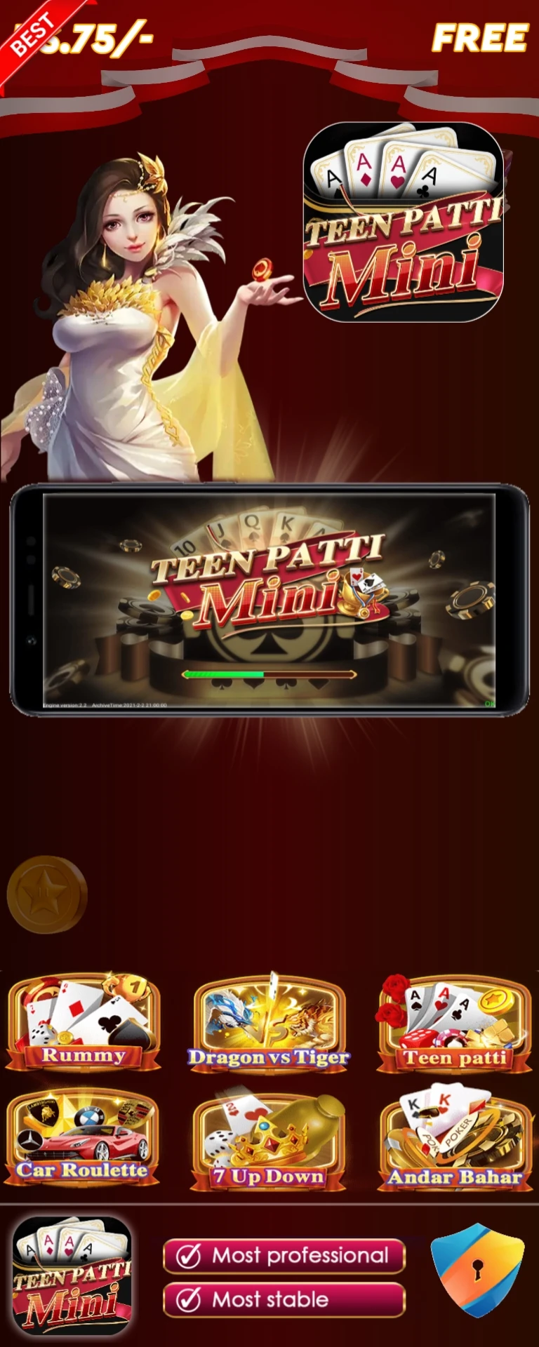 Teen Patti Mini - All Rummy App